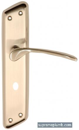 Saturn Lever Bathroom Satin Nickel